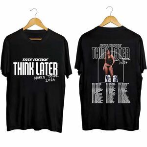 Tate McRae Think Later World Tour 2 Sided Pop Fan T-Shirt